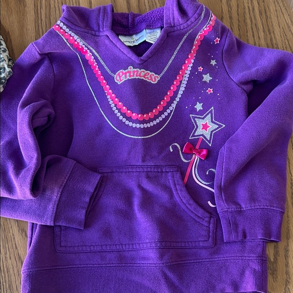 Girls' Winter Bundle - Plaid, Floral, Leopard, and Purple - Picture 2 of 5